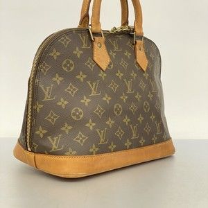Louis Vuitton Handbag Monogram Brown Alma